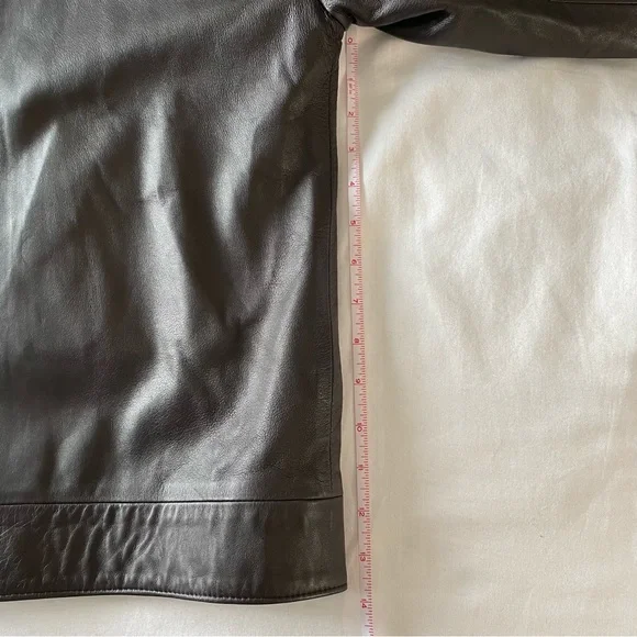 Eskandar Leather Jacket with Silk Lining - Picture 10 of 12